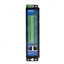 DIN rail type 8 serial server/Modbus gateway