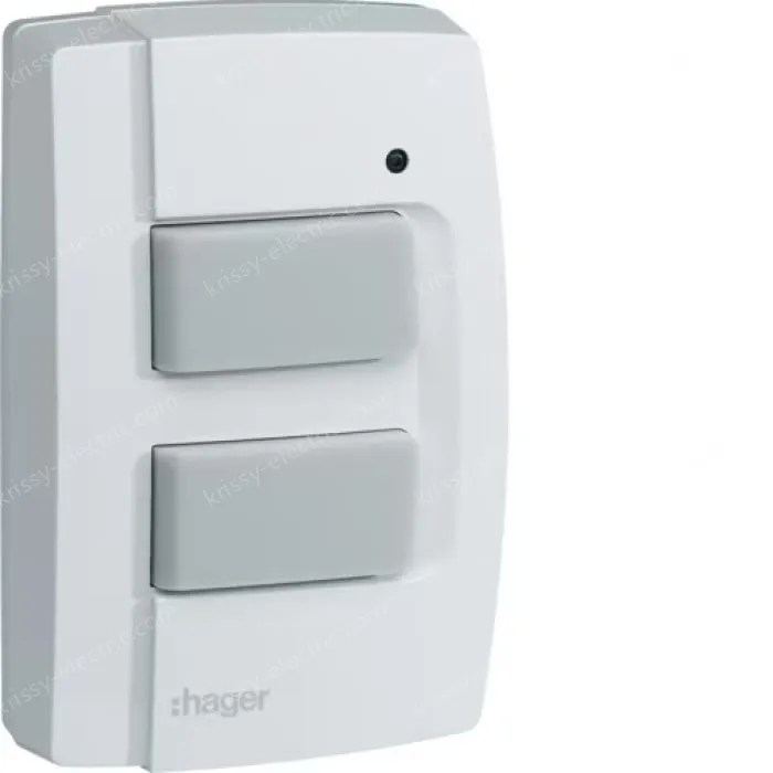 RF external double push button wall mounted