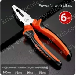 Powerful model 6 inch wire cutters