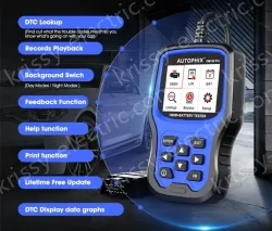 AUTOPHIX BAS100 Automotive 12-24 Lead Acid Battery Tester Analyzer