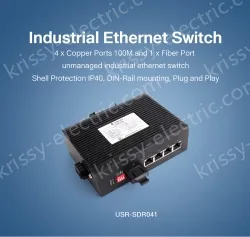 4 Port Network Switches Industrial Switches