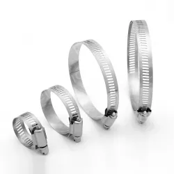 304 all steel straight hose clamp 130-152