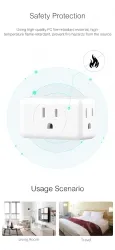 US Power Strip Wall Tap Socket