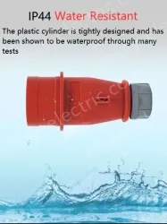 16A3 pole 230V surface mount plug