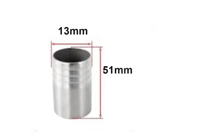 304 material 2 points 1/4 Single-head cone welded skin joints
