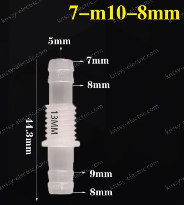 7-M10-8-Feed-through plastic connectors